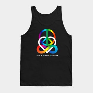 Peace Love Autism Tank Top